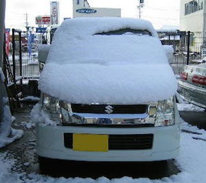 車、雪下ろし、道具、方法、２